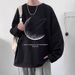 Long Sleeved T-Shirt For Boys In Spring Autumn Round Neck Fashion, Casual And Versatile, Handsome Base Shirt, Loose_viptrois.com