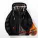 Pulse Wasuup2024 Autumn Winter Hooded Men's New Fleece Lined Thickened Jacket Windbreaker Casual Versatile Trench Coat_viptrois.com