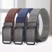 Men's Belt Automatic Buckle Belt Quick Drying Breathable No Punching Canvas Braided Belt_viptrois.com