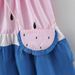 Summer Girls Dress New Children's Clothing Cute Round Neck Small Flying Sleeves Splicing Cake Skirt Sweet Contrast Color Vest Skirt_viptrois.com