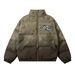 Men's Clothing Letter Retro Cotton Jacket Street Hip Hop Couple Cotton Jacket Trendy Warm Coat_viptrois.com