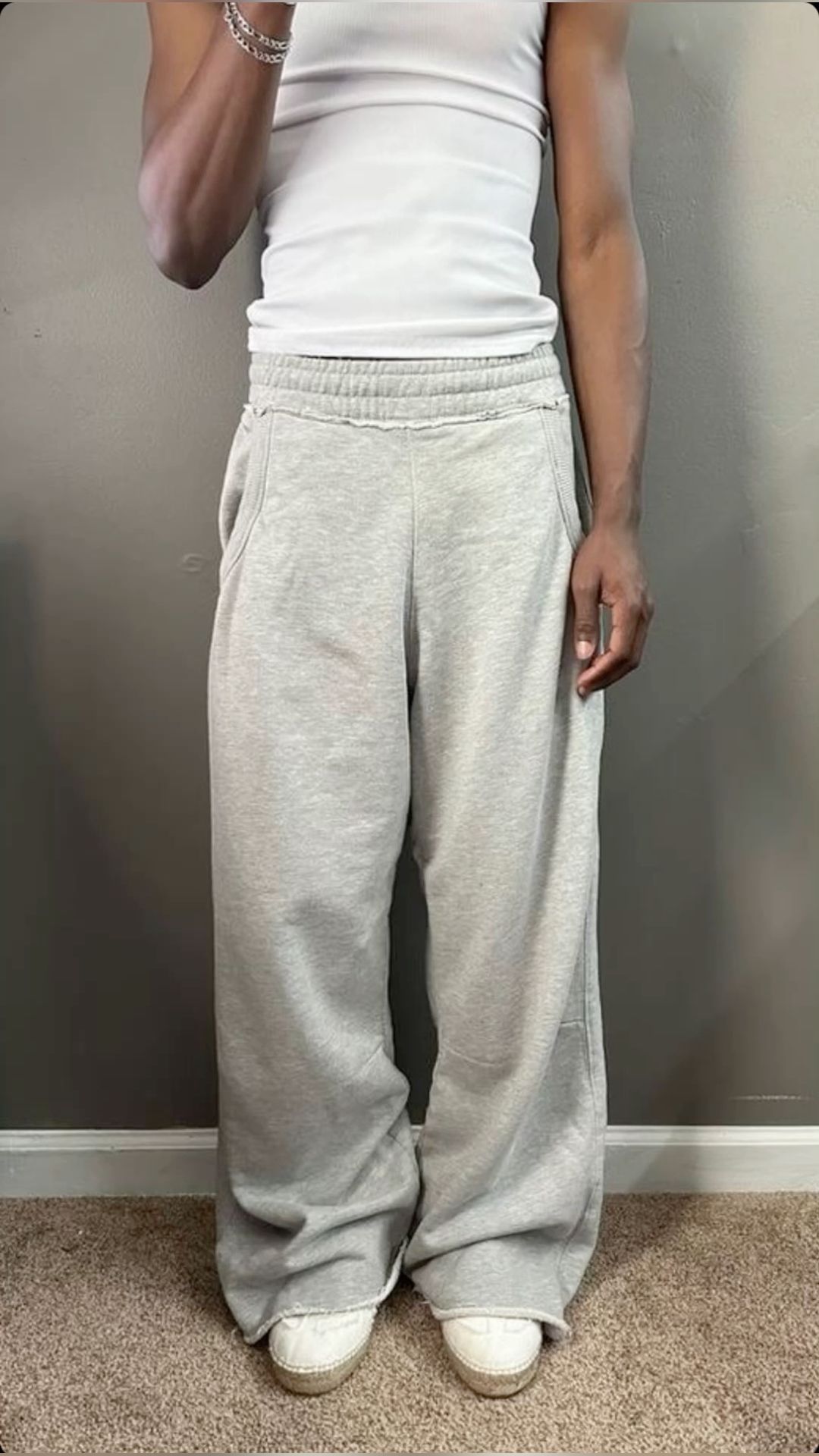 Cross Border TK Hot Selling Jaded London Street Gray Casual Pants Couple Sweatpants Sweatpants Pants_viptrois.com