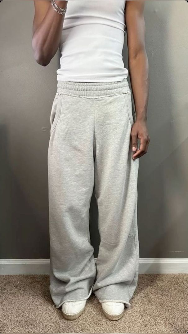 Cross Border TK Hot Selling Jaded London Street Gray Casual Pants Couple Sweatpants Sweatpants Pants_viptrois.com