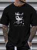 Adult T Shirt Sheriff Meowface Western Cow Cat Character Art Cute Pet Fashion Unisex Casual Designer Clothes Comfortable Homme Soft Stretched_viptrois.com
