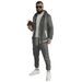 Men’s Twill Bomber Jacket & Work Pants Set – Heavyweight Hooded Zip-Up For Fall/Winter (Black/Grey/Navy, Streetwear-Ready)_viptrois.com