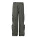 Men's Clothing Retro Distressed Multi Pocket Straight Overalls For Men And Women Casual Loose Trousers Trendy Brand INS_viptrois.com