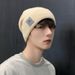 Hat Men's and Women's Winter Warm Wool Knitted Hat Fashion Trendy New Cotton Hat Cycling fleece-lined Men's Baotou_viptrois.com