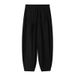 Relaxed-Fit Linen Pants For Men – Oversized Straight-Leg Trousers With Drawstring Waist (Army Green/Beige/Black/Charcoal)_viptrois.com