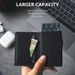 Men's Wallet Card Cases Automatic Card Holder RFID Side Push Anti Theft Microfiber Metal Card Holder Large Capacity Men's Coin Purse_viptrois.com