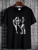 GAY COP HUNK TOY BOY TOM OF FINLAND T SHIRT LEATHER JACKET STUD 5398 Summer Casual Soft Comfortable Streetwear Designer Clothes Stretched_viptrois.com