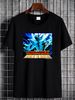 Vintage Urotsuoji Legend Of The Overfiend 1989 Toshio Maeda T-shirt XL Black Soft Fashion Graphic Versatile Breathable Slightly Summer_viptrois.com