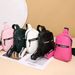 Fashionable Chest Bag With Striped Design - Adjustable Shoulder Crossbody Sports Bag With Detachable Coin Purse & Keychain_viptrois.com