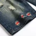 2025 2025 New Summer Vintage Washed Men's Denim Shorts Casual Fashion Street Wear Ripped Hole Patches Distressed Male Straight Jeans Shorts_viptrois.com
