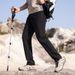 Men's Clothing Summer Outdoor Thin Hiking Pants Assault Pants Quick Drying Elastic Waist Straight Sports Casual Pants Versatile Men's Pants_viptrois.com