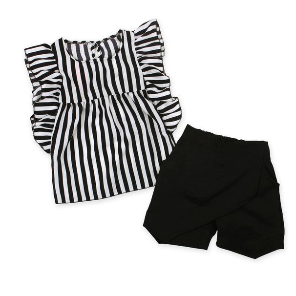 Baby Clothing Children's suit Striped top shorts two-piece children's suit_viptrois.com