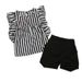 Baby Clothing Children's suit Striped top shorts two-piece children's suit_viptrois.com