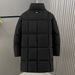 Korean Longline Padded Coat – Slim Fit Winter Jacket With Quilted Insulation (L-5XL, Black)_viptrois.com
