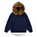Men's Plus Size Zip-Up Hoodie With Detachable Hood - Oversized Casual Sweatshirt For Big & Tall - Heavyweight Cotton Blend Jacket For Spring & Fall_viptrois.com
