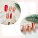 New Christmas Wearable Nails Glitter Antlers False Nails Wearable Nail Art Patches Nail Art Nails_viptrois.com