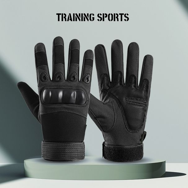 Tactical gloves full finger men's military fans outdoor sports gloves breathable mountaineering fitness wear resistant cycling motorcycle gloves_viptrois.com