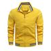 Spring And Autumn New Business Casual Jacket Zipper Trend Side Seam Pocket Youth Jacket Men_viptrois.com