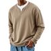 Men's 3d Print Polo Sweatshirt - Oversized Streetwear Pullover With Double Collar (Multiple Colorways)_viptrois.com