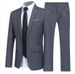 Men's Clothing Four Seasons New Business Professional Formal Suit Groom And Best Man Solid Color Two Piece Suit For Men_viptrois.com