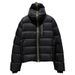Men's Clothing Dark Style Shark Head Masked Zipper Warm Regular Down Jacket Black, 650 Fill Power Duck Down, Mid-Length Hooded Coat For Urban Commute_viptrois.com