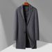 Men's Clothing autumn and winter all match Silk cotton detachable liner double sided wool coat men's mid length wool coat jacket men_viptrois.com