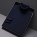 Foldable High Neck Long Sleeved Warm Sweater, Autumn And Winter Solid Color Knitted Sweater, Youth Pullover_viptrois.com