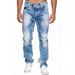 Men's Clothing New Straight Jeans_viptrois.com