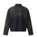 European And American High Street INS Style Turn-Down Collar Button Washed Denim Jacket Coat_viptrois.com