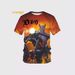 Men's Clothing New Metal Rock Band 3D Printed Oversized T Shirt Men's Hip Hop Street Harajuku Short Sleeve Tops_viptrois.com