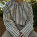 Sweater On Both Sides Men's Korean Style Wear Retro Striped Contrasting Color Round Neck Casual Couple Knitted Sweater Teen_viptrois.com
