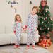 Christmas tree car full of flowers Christmas family clothing printed home clothes pajamas_viptrois.com