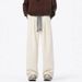 Men's Trendy American Style Sports Sweatpants Spring Autumn 2025 Loose BF Lazy Straight Leg Casual Long Pants_viptrois.com