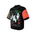 Men's Clothing Hiphop Wasteland Style Splicing Graffiti Rock Style T Shirt Street Casual Short Sleeve Tee Shirt_viptrois.com