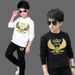 Teenage Clothing casual sports suit boys' sweatshirt pullover long-sleeved two-piece sportswear_viptrois.com