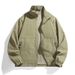 Men's Outdoor Casual Jacket – Lightweight & Comfortable (Khaki/Black/Army Green/Denim Blue, M-8XL)_viptrois.com