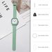 New Jelly Color Square Case Crooked Smiley Face Student Sports Silicone Strap Quartz Watch_viptrois.com