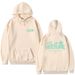 DOWN TO LUCK Pullover Winter High Street Round Neck Fleece Girl Sweatshirt Hoodie_viptrois.com