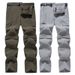 Men's Clothing Outdoor Sports Spring And Summer Trousers Can Be Detached Into Shorts Thin Breathable Hiking Pants_viptrois.com