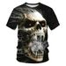 New Skull 3D Digital Printed Casual Trendy Men's Short Sleeved T-shirt_viptrois.com