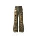 Men's Post-Apocalyptic Style Distressed Denim Jeans High-Waisted Straight Leg Wide Leg Baggy Trousers For Retro Streetwear_viptrois.com
