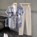 Men's Clothing Beaches And Vacations Printed Shirts And Casual Pants_viptrois.com
