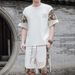 Men's Clothing Casual Sports Suit Men's Embroidery Set_viptrois.com