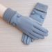 Men's Gloves autumn and winter non falling velvet warm touch screen gloves women's cotton outdoor cycling leather v plus velvet fashionable Gloves _viptrois.com
