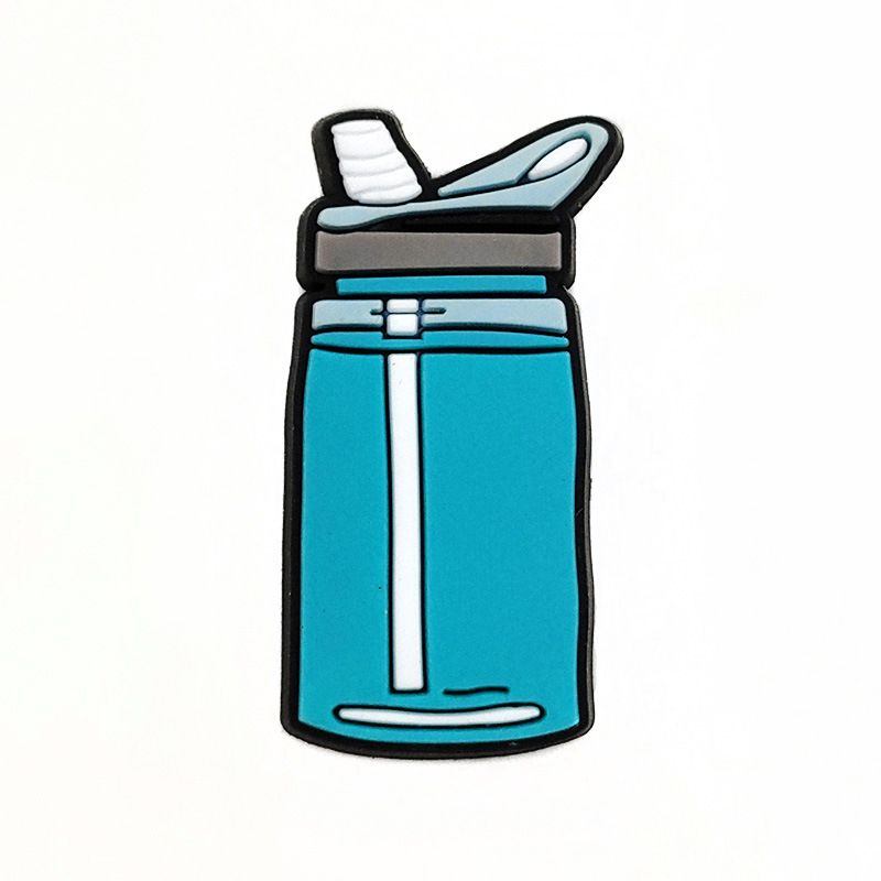 Cute Blue Series Shoes Flower Shoe Buckle Soft Glue DIY Personality Cartoon_viptrois.com