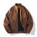 2025 New Men's Leather Jacket Stand Collar Loose Casual American Style Top Women's Couple Versatile Coat Trendy Brand_viptrois.com