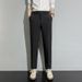 Men's Clothing Casual trousers trendy loose fitting versatile spring trousers men's simple new style trendy temperament youthful popular_viptrois.com